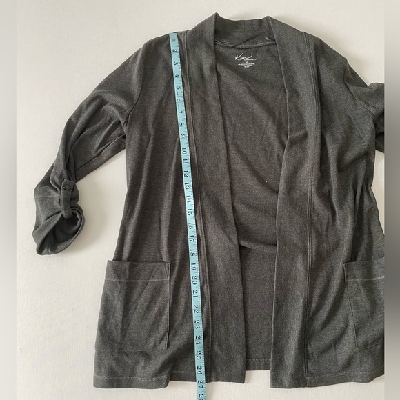 Kim Rogers Gray Knit Cardigan with Pockets - Picture 6 of 6